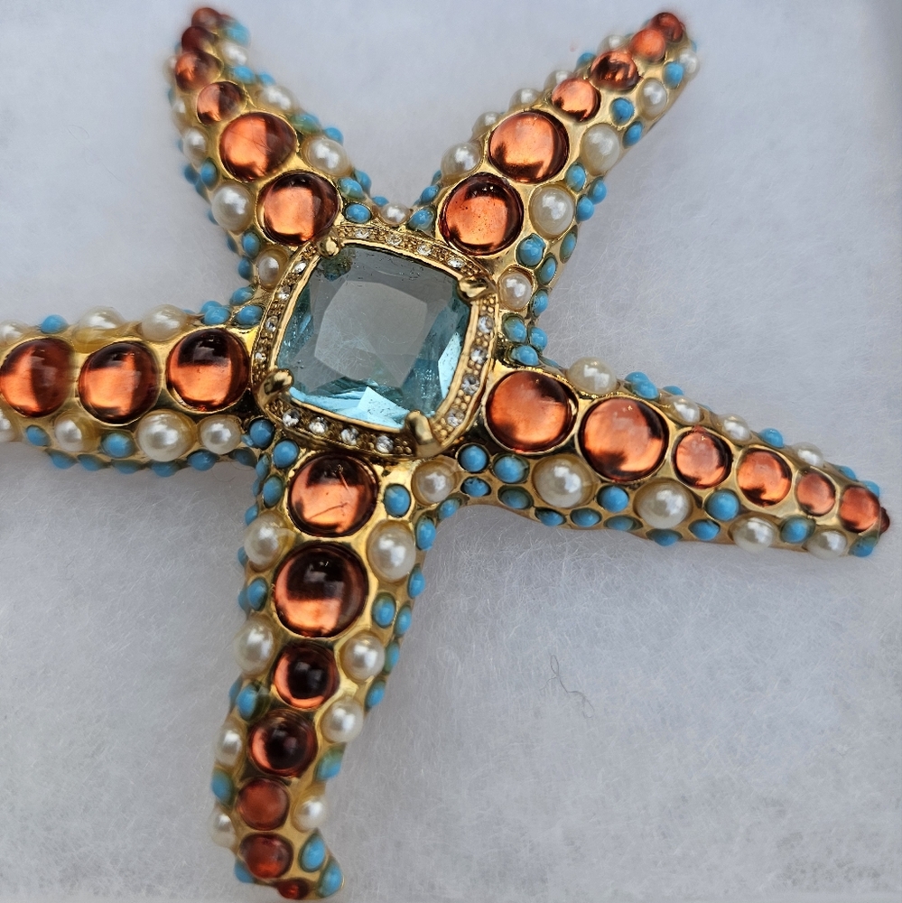 KJL Avon starfish brooch
